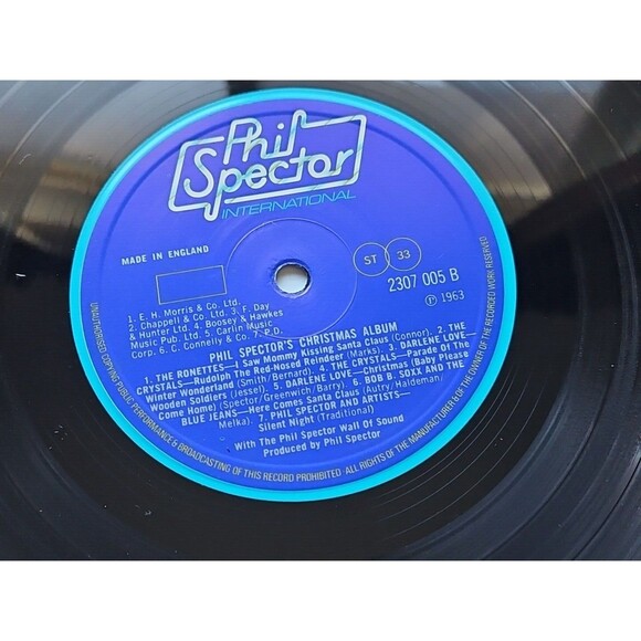 Phil Spector's Christmas Album Phil Spector International 2307 005 UK LP VG+ - Picture 6 of 7